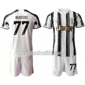 Juventus Gianluigi Buffon 77 Barn Hjemmedraktsett 2020-2021 Kortermet (+ Korte bukser)